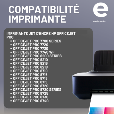 Pack 4 Cartouches compatible HP 953XL